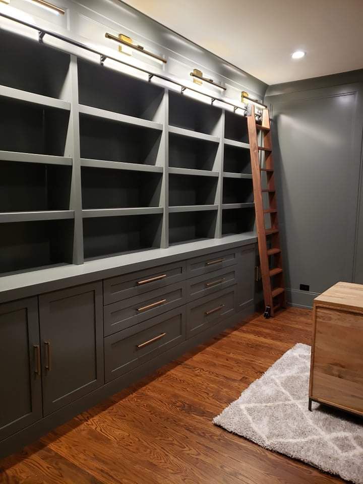 Freshly painted modern living room