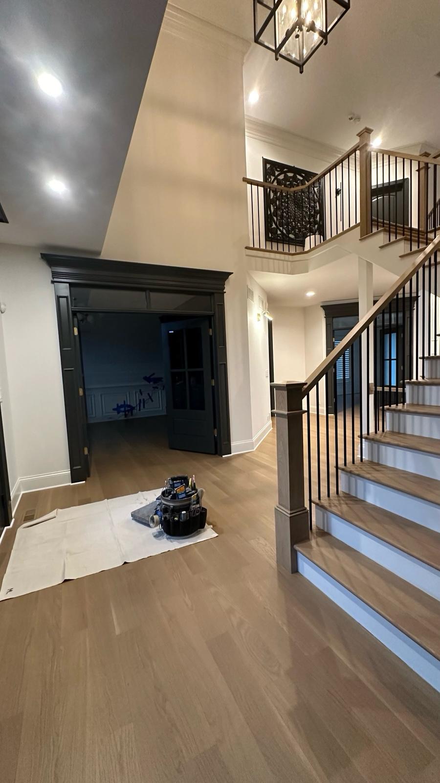 Painted interior